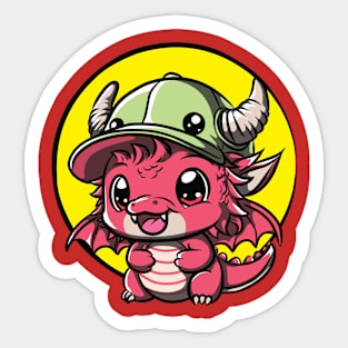 Cute Dragon Celebrate Chinese New Years 2024 Sticker